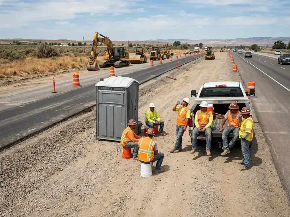 highway-road-construction-crew-007 — frequently asked questions, Porta Potty and Restroom Rentals in Parowan, UT